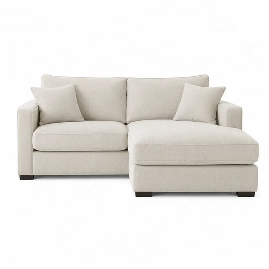 Be?owa sofa modu?owa z poliestru 230cm