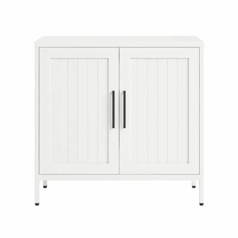 Szafka MDF dwudrzwiowa, bia?y 80cm x 90cm x 40cm